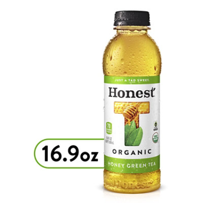 Honest Organic Tea Green Iced Gluten Free Honey - 16.9 Fl. Oz.