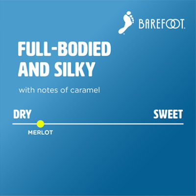 Barefoot Cellars Merlot Red Wine - 4-187 Ml - Image 3