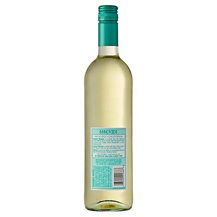 Barefoot Cellars Moscato White Wine - 750 Ml - Image 4