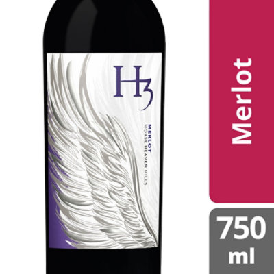 H3 Red Wine Merlot - 750 Ml - Image 1