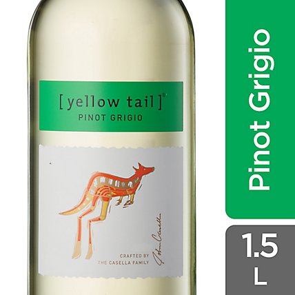 yellow tail Pinot Grigio Wine - 1.5L - Image 1