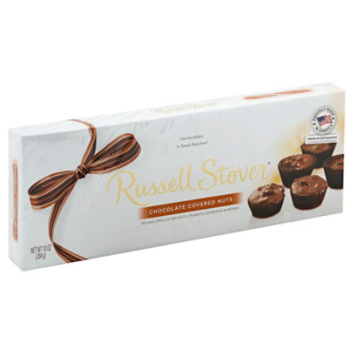 Russell Stover Nuts Chocolate Covered - 10 Oz