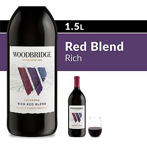 Woodbridge by Robert Mondavi Cabernet Sauvignon Merlot Red Wine - 1.5 Liter