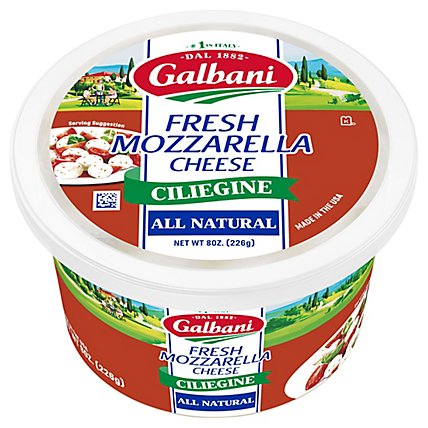Galbani Fresh Mozzarella Cheese In Water Ciliengini - 8 Oz - Image 3