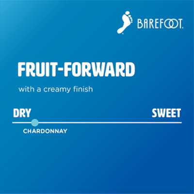 Barefoot Cellars Chardonnay White Wine -4-187 Ml - Image 3