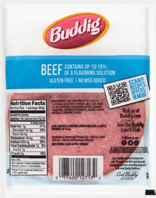 Buddig Beef Original - 2 Oz - Image 5