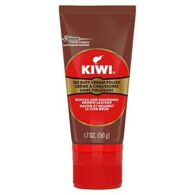 Kiwi No Buff Brown Cream Polish - 1.7 Oz