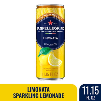 Sanpellegrino Limonata Lemon Italian Sparkling Beverage In Can - 11.15 Fl.  Oz. - Jewel-Osco