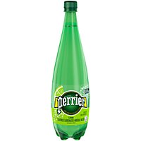 Perrier Lime Flavored Carbonated Mineral Water Plastic Bottle - 33.8 Fl. Oz. - Image 1