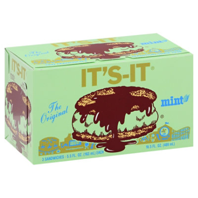 Its-It Mint Ice Cream Sandwich - 16.5 Oz