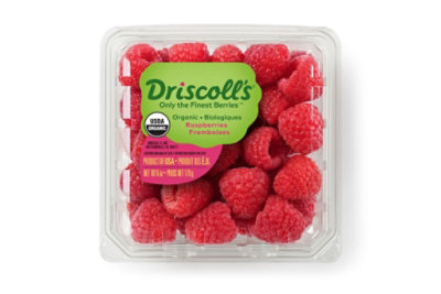 Organic Raspberries Prepacked - 6 Oz
