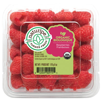 Organic Raspberries Prepacked - 6 Oz - Image 3