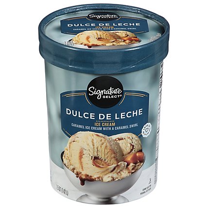 Signature SELECT Dulche De Leche Premium Ice Cream - 1.50 Quart - Image 2