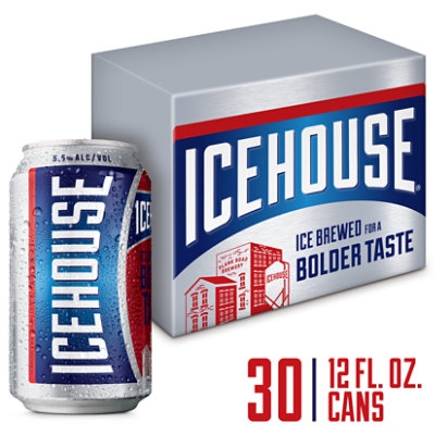 Icehouse American Style Ice Lager Beer 5.5% ABV Cans - 30-12 Fl. Oz. - Image 1