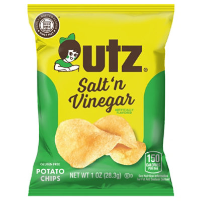 Utz Potato Chips Salt & Vinegar - 1 Oz - Image 1