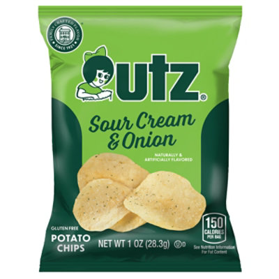 Utz Potato Chips Sour Cream & Onion - 1 Oz - Image 1