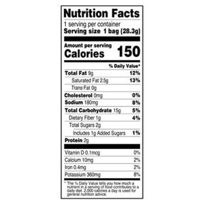 Utz Potato Chips Sour Cream & Onion - 1 Oz - Image 3