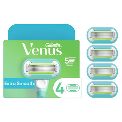 Gillette Venus Extra Smooth Womens Razor Blade Refills - 6 Count - Image 1