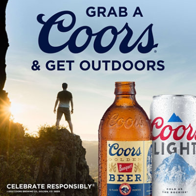 Coors Banquet Golden American Lager Beer 5% ABV Cans - 24-12 Oz - Image 4