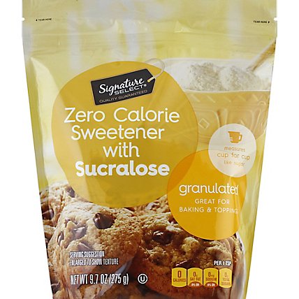 Signature SELECT Sweetener With Sucralose Granulated Zero Calorie - 9.7 Oz - Image 2