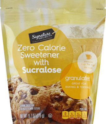 Signature SELECT Granulated Sucralose No Calorie Sweetener - 9.7 Oz - Image 2