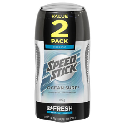 Speed Stick Deodorant Ocean Surf Value Pack Tube - 2-3 Oz