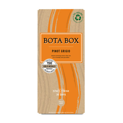 Bota Box Pinot Grigio White Wine - 3 Liter - Image 1