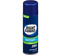 Right Guard Sport Deodorant Antiperspirant Aerosol Fresh - 6 Oz