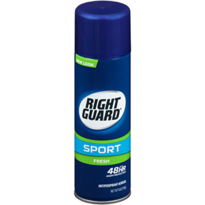 Right Guard Sport Deodorant Antiperspirant Aerosol Fresh - 6 Oz