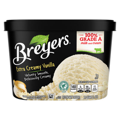 Breyers Extra Creamy Vanilla Frozen Dairy Dessert - 48 Oz - Image 6