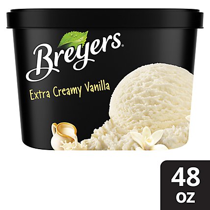 Breyers Ice Cream Original Extra Creamy Vanilla - 48 Oz - Image 1