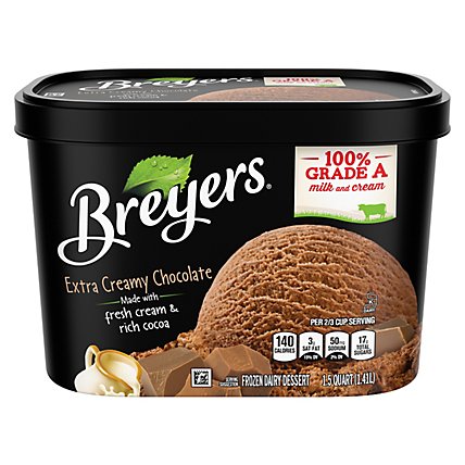 Breyers Ice Cream Original Extra Creamy Chocolate - 48 Oz - Image 3