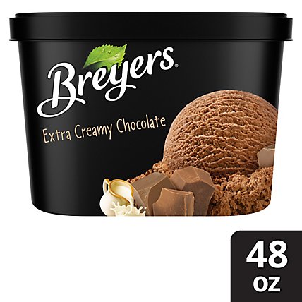 Breyers Ice Cream Original Extra Creamy Chocolate - 48 Oz - Image 1