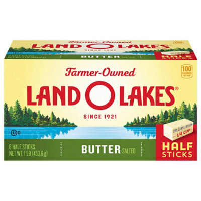 Land O Lakes Salted Butter In Half Sticks 8 Count - 1 Lb - Image 2