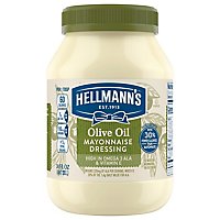 Hellmanns Mayonnaise Dressing Olive Oil - 30 Oz - Image 1