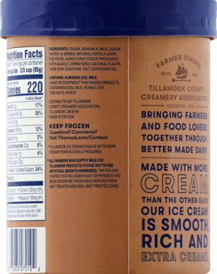 Tillamook Coffee Almond Fudge Ice Cream - 1.75 Quart - Image 3