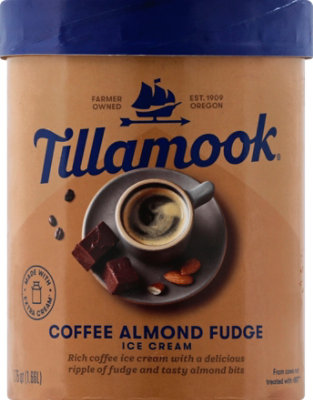 Tillamook Coffee Almond Fudge Ice Cream - 1.75 Quart - Image 2