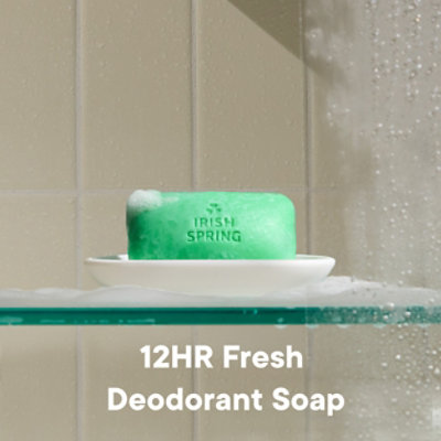 Irish Spring Deodorant Soap Bars Original - 3-3.75 Oz - Image 2