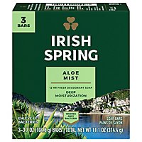Irish Spring Deodorant Soap Bars Aloe - 3-3.75 Oz - Image 2