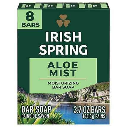 Irish Spring Deodorant Soap Bars Aloe - 8-3.75 Oz - Image 2