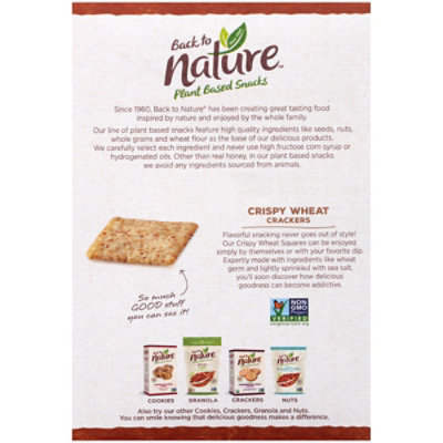 back to NATURE Crackers Crispy Wheat - 8 Oz - Image 6