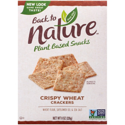 back to NATURE Crackers Crispy Wheat - 8 Oz - Image 2