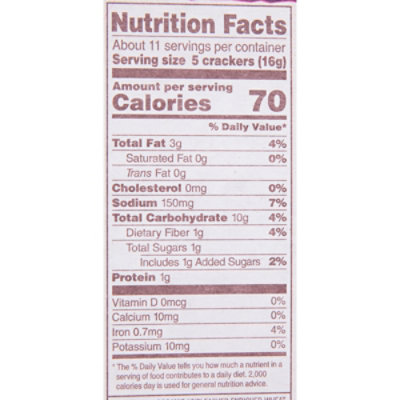 back to NATURE Crackers Organic Stoneground Wheat - 6 Oz - Image 4