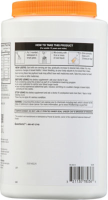 Signature Select/Care Fiber Supplement Psyllium Seed Husk Fiber 114 Tablespoon Serving - 48.2 Oz - Image 4
