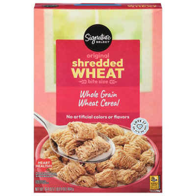 Signature SELECT Cereal Shredded Wheat Bite-Sized - 16.4 Oz - Image 3