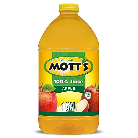 Motts Juice 100% Apple Original - 128 Fl. Oz.