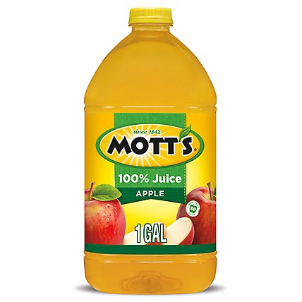 Motts Juice 100% Apple Original - 128 Fl. Oz. - Image 1