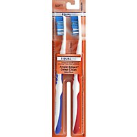 Signature Care Toothbrush Angle Edge+Deep Clean With Replace Me Bristles Soft - 2 Count - Image 2