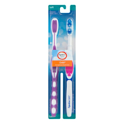 Signature Select/Care Toothbrush Orbit Completely Clean Care Soft - 2 Count - Image 1