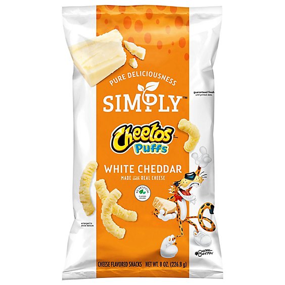 Cheetos White Cheddar Flavored Puffs - 8 Oz